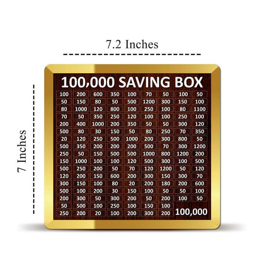 Wooden Money Saving Box