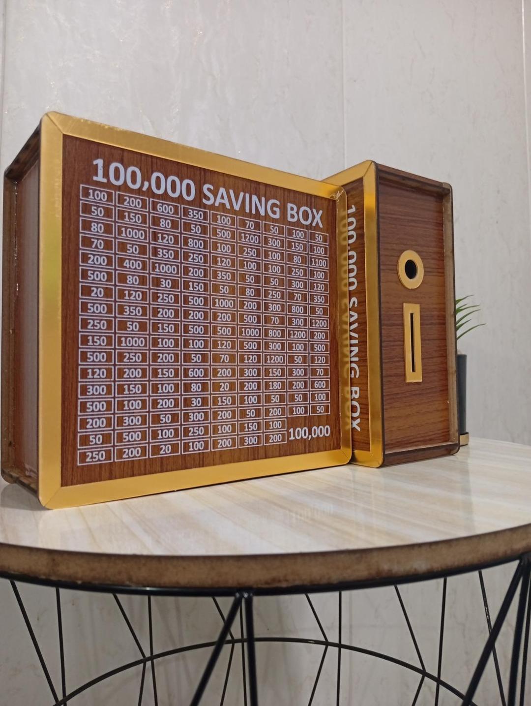 Wooden Money Saving Box