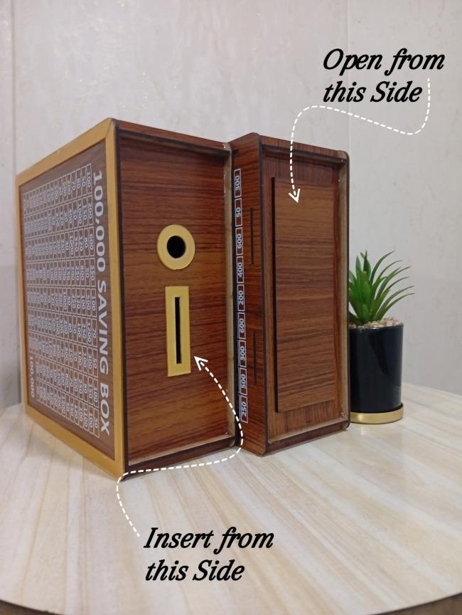 Wooden Money Saving Box