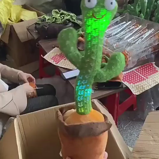 Dancing Cactus Plush Toy for Kids
